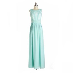 ModCloth Mint Green Gown